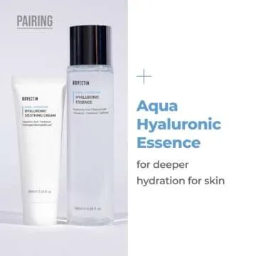 ROVECTIN Aqua Hyaluronic Soothing Cream - Skin Barrier Repair with Astaxanthin, Hyaluronic Acid, Niacinamide | Intense Hydrating Cream | Fragrance Free, Vegan, Korean Skincare (2.03 fl oz)
