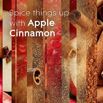 Glade PlugIns Refills Air Freshener Starter Kit, Scented and Essential Oils for Home and Bathroom, Apple Cinnamon, 3.35 Fl Oz, 1 Warmer + 5 Refills