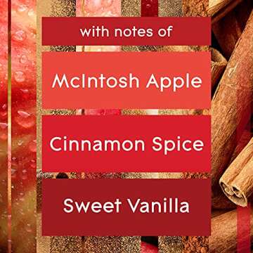 Glade PlugIns Refills Air Freshener Starter Kit, Scented and Essential Oils for Home and Bathroom, Apple Cinnamon, 3.35 Fl Oz, 1 Warmer + 5 Refills