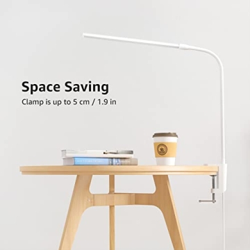 Lepro Small Desk Lamp with Clamp and USB Power