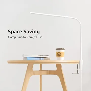 Lepro Small Desk Lamp with Clamp and USB Power
