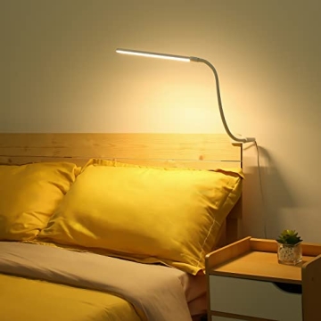 Lepro Small Desk Lamp with Clamp and USB Power