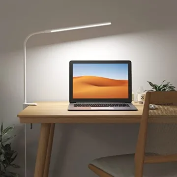 Lepro Small Desk Lamp with Clamp and USB Power