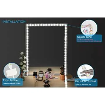 ViLSOM Bright and Adjustable LED Vanity Mirror Lights