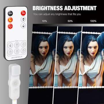 ViLSOM Bright and Adjustable LED Vanity Mirror Lights