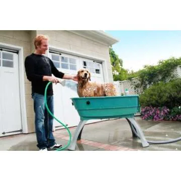 Booster Bath Elevated Pet Bathing Tub for Easy Grooming