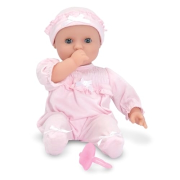 Melissa & Doug Mine to Love Jenna 12" Soft Body Baby Doll With Romper, Washable Doll Accessories, Fi...