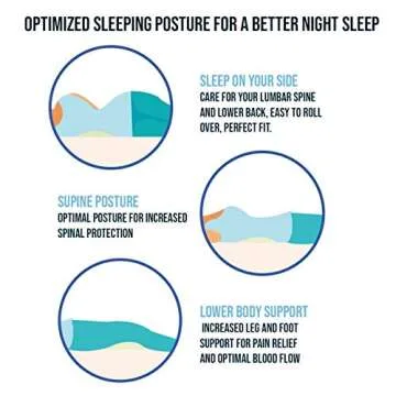 PEP STEP Cooling Gel Lumbar Support Pillow for Best Sleep