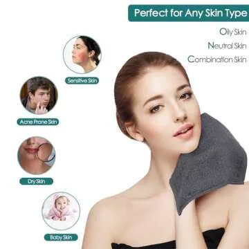 Wash Cloths 6 Pack - Ultra Soft and Eco-Friendly Facial Towels