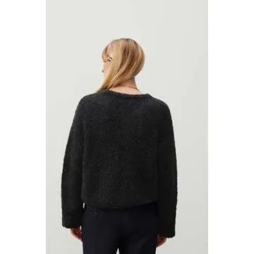 Women Oversized Knit Sweater Long Sleeve Y2K Casual