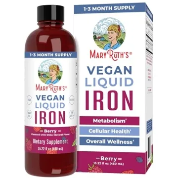 MaryRuth's Liquid Iron Supplement - Vegan, Non-GMO, Gluten Free for All Ages