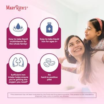 MaryRuth Liquid Iron Supplement Vegan Non-GMO Gluten Free