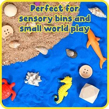 READY 2 LEARN Colored Sand - Blue - 2.2 lbs - Play Sand for Kids - Perfect for Arts and Crafts, Sensory Bins, Wedding Decorations and Vase Filler