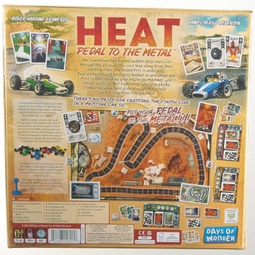 HEAT: Pedal to the Metal - Racing Strategy Board Game for All