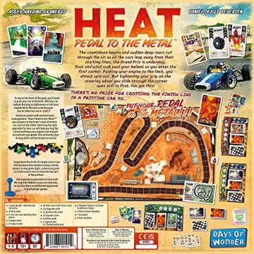 HEAT: Pedal to the Metal - Racing Strategy Board Game for All