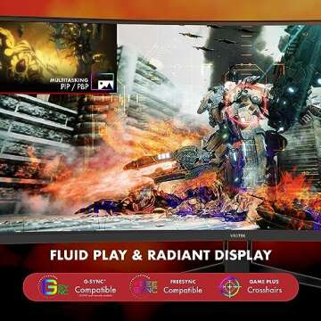 Viotek 34-Inch UWQHD 165Hz Gaming Monitor - Pro Performance