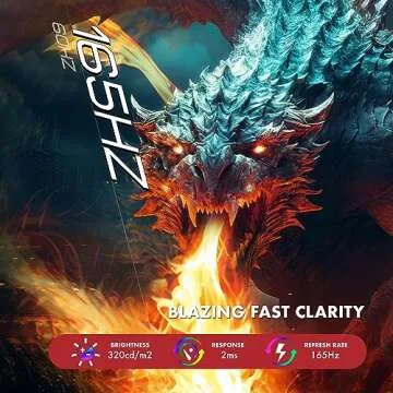 Viotek 34-Inch UWQHD 165Hz Gaming Monitor - Pro Performance