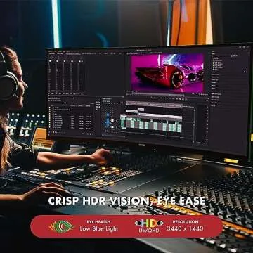 Viotek 34-Inch UWQHD 165Hz Gaming Monitor - Pro Performance