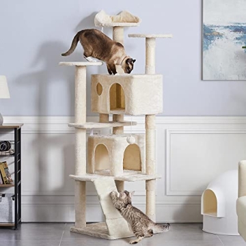 Multi-Level Cat Tree Tower with Condo and Scratching Posts