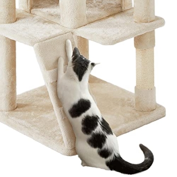 Multi-Level Cat Tree Tower with Condo and Scratching Posts