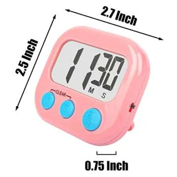 2 Pack Large Magnetic Classroom Timers for Teachers Kids