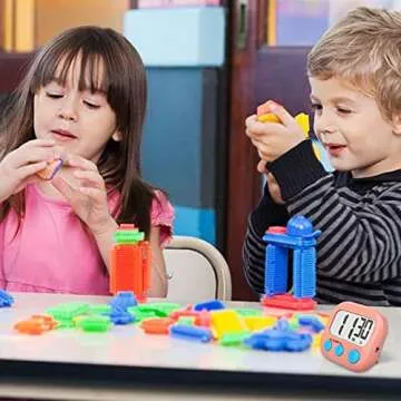 2 Pack Large Magnetic Classroom Timers for Teachers Kids