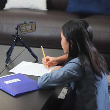 ARKON 11” Tripod Phone Mount for iPhone 11 XS XR X Galaxy Note 10 9 Galaxy S10 S9 Retail Black, Model Number: MG2TRIXL