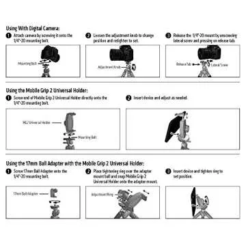 Best Selling ARKON 11” Tripod for iPhone and Galaxy Phones