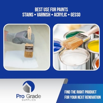 Pro Grade Chip Brush Set - 24 Multi-Size Paint Brushes