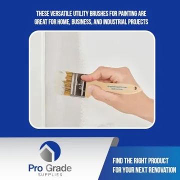 Pro Grade Chip Brush Set - 24 Multi-Size Paint Brushes