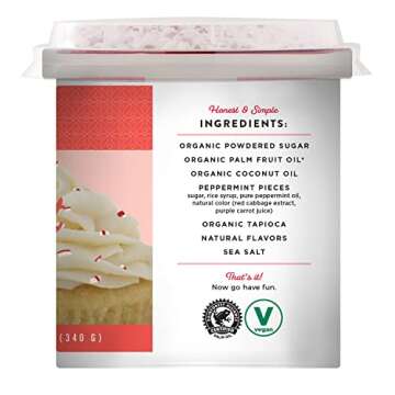 Miss Jones Baking Co Gluten-Free Vegan Peppermint Frosting for Icing