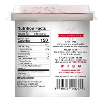 Miss Jones Organic Peppermint Frosting for Festive Treats