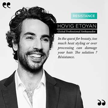 Kerastase Resistance Bain Therapiste Shampoo | Repairing Gel Shampoo | Soothing Texture for Itchy Scalp | Heat Protectant | With Protein for Weak Hair | For Over-Processed and Damaged Hair | 8.5 Fl Oz