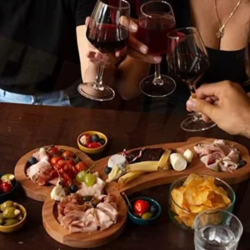 Guiran Aperitif Board Wooden Cheese Charcuterie Platter