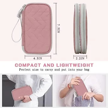 FYY Electronic Organizer for Travel Cables and Accessories