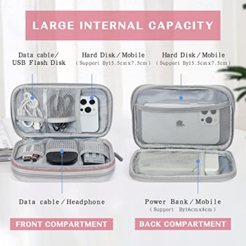 FYY Electronic Organizer for Travel Cables and Accessories