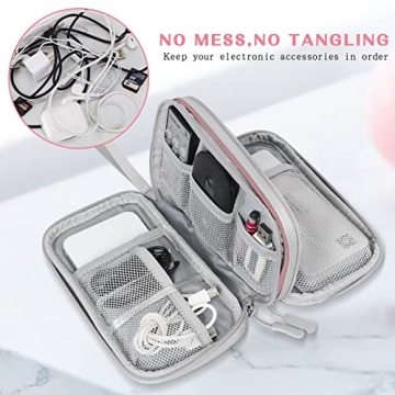 FYY Electronic Organizer for Travel Cables and Accessories