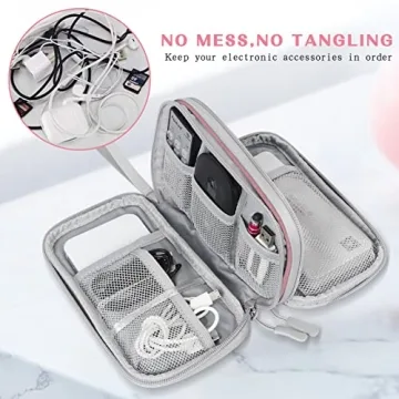 FYY Electronic Organizer for Travel Cables and Accessories