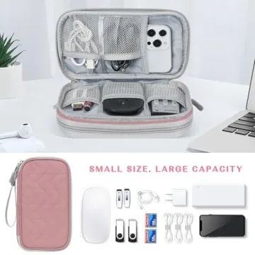 FYY Electronic Organizer for Travel Cables and Accessories