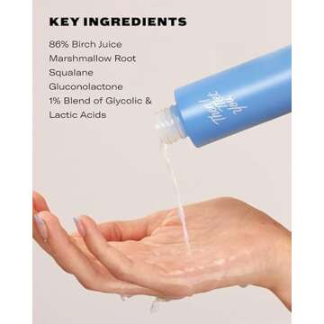 Then I Met You Birch Milk Refining Toner, Exfoliating & Hydrating Face Toner with Birch Juice, AHAs & PHAs, Vegan & Clean Skincare, 3.38 oz