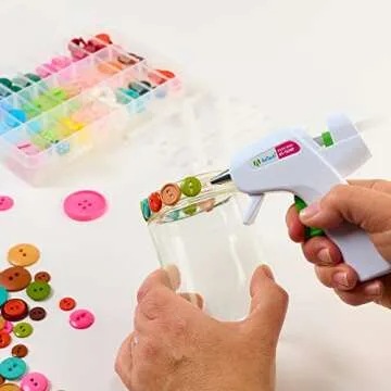 AdTech Mini Hi-Temp Hot Glue Combo Pack, White Gun (1 Pack)