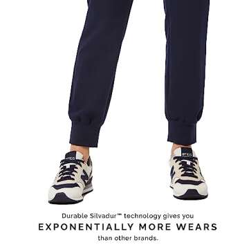 FIGS Zamora Jogger Maternity Scrub Pants for Women - Navy, Regular XXS