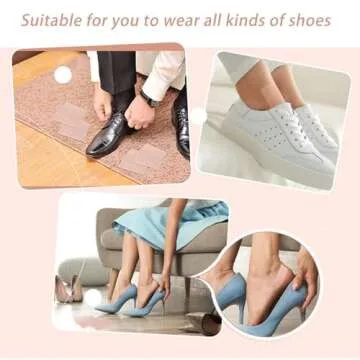 Boyiee 35 Sheets Moleskin Tape Moleskin Adhesive Pads Shoe Moleskin Padding Blister Prevention Tape Blister Prevention Blister Pads for Boots Hiking Reduce Friction Pain (Light Brown,Lint)