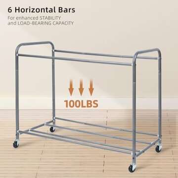 Laundry Sorter with Wheels - STORAGE MANIAC 4 Section Hamper