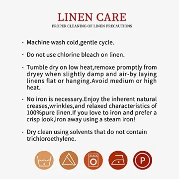 Elegant EVERLY 100% Pure Linen Tablecloth for Events