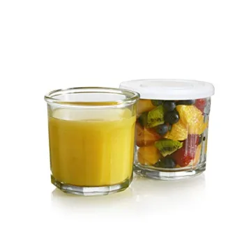 Luminarc 14 oz Working Glass Set with Lids - Set of 4