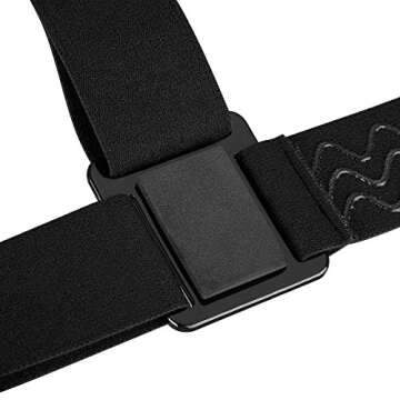 Sametop Head Strap Mount Compatible with GoPro Hero 13, 12, 11, 10, 9, 8, Hero 7 Black, 7 Silver, 7 White, Hero 6, 5, 4, Session, 3+, 3, 2, 1, Hero (2018), Fusion, Max, DJI Osmo Action Cameras