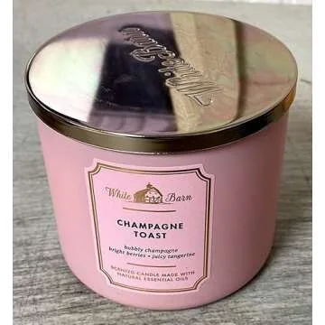 Champagne Toast 3 Wick Candle by White Barn