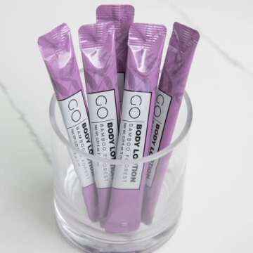 GO Essentials Travel Lotion Packets - Hydrated Skin Anytime