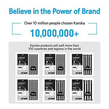 Zip Ties 12 inch Heavy Duty Zip Ties with 120 Pounds Tensile Strength, Black Cable Ties, 100 Pieces,by Karoka